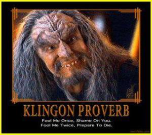 Klingon Proverb